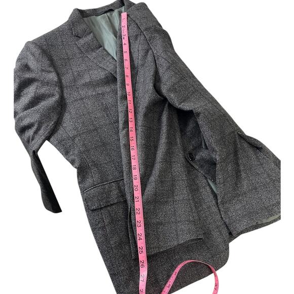 Banana Republic REDA 1865 Wool Plaid Sport Coat Blazer Men's Size 46R Slim fit - Picture 10 of 15
